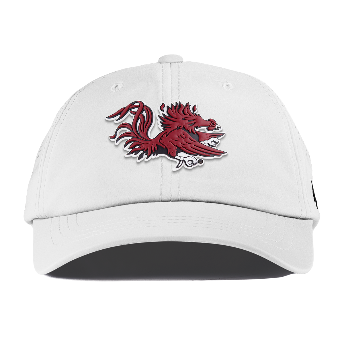 University of South Carolina "Sir Big Spur Logo" Performance Dad Hat White