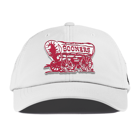 University of Oklahoma "Sooner Schooner" Performance Dad Hat White