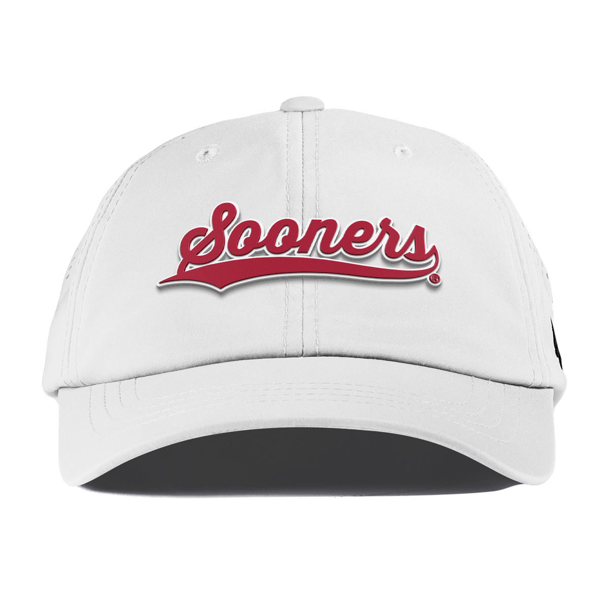 University of Oklahoma "Sooners Script" Performance Dad Hat White