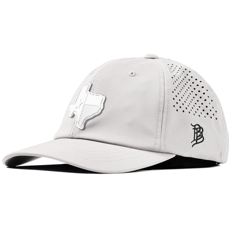 Texas Stealth Performance Dad Hat White