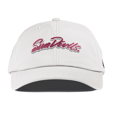 Arizona State University "Sun Devils Script" Performance Dad Hat White