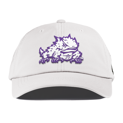 Texas Christian University "TCU Team Logo" Performance Dad Hat White