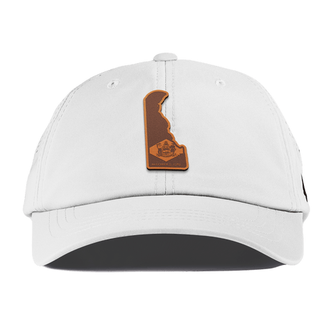 Delaware 1 Performance Dad Hat White