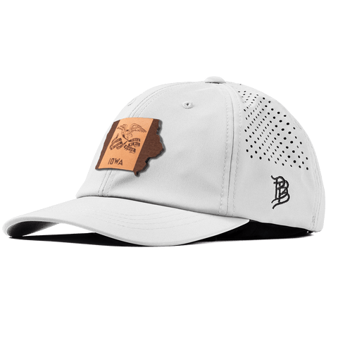 Iowa 29 Performance Dad Hat White