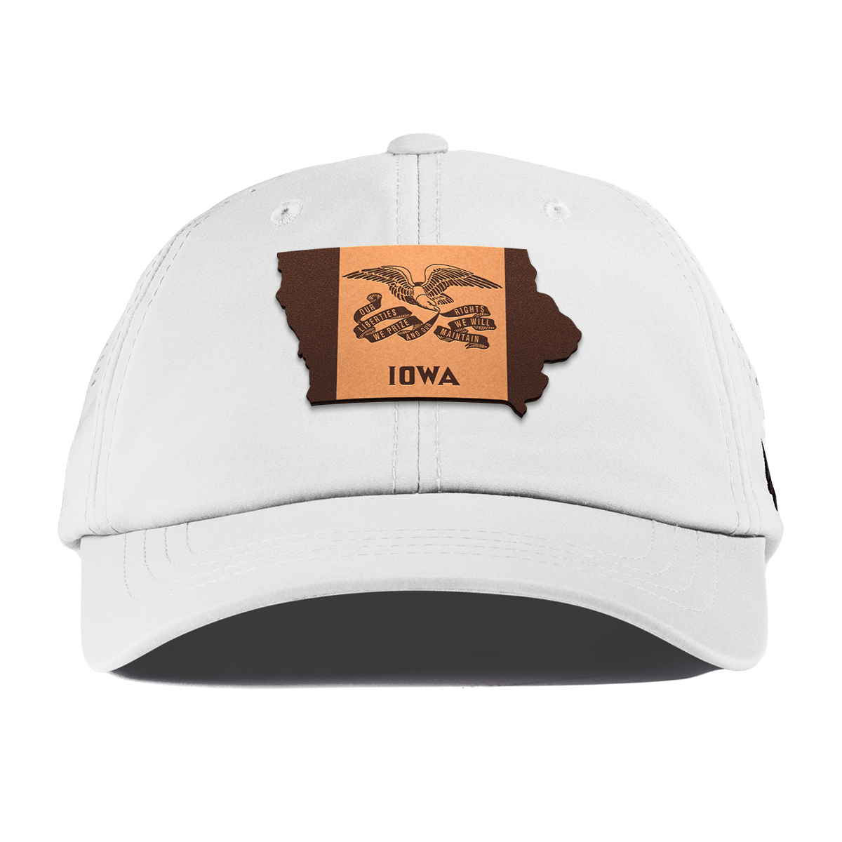 Iowa 29 Performance Dad Hat White