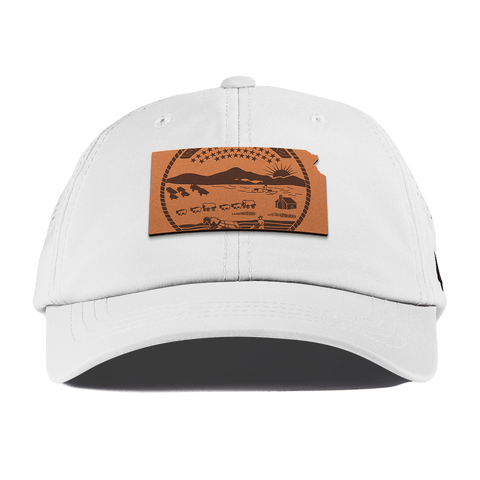 Kansas 34 Performance Dad Hat White