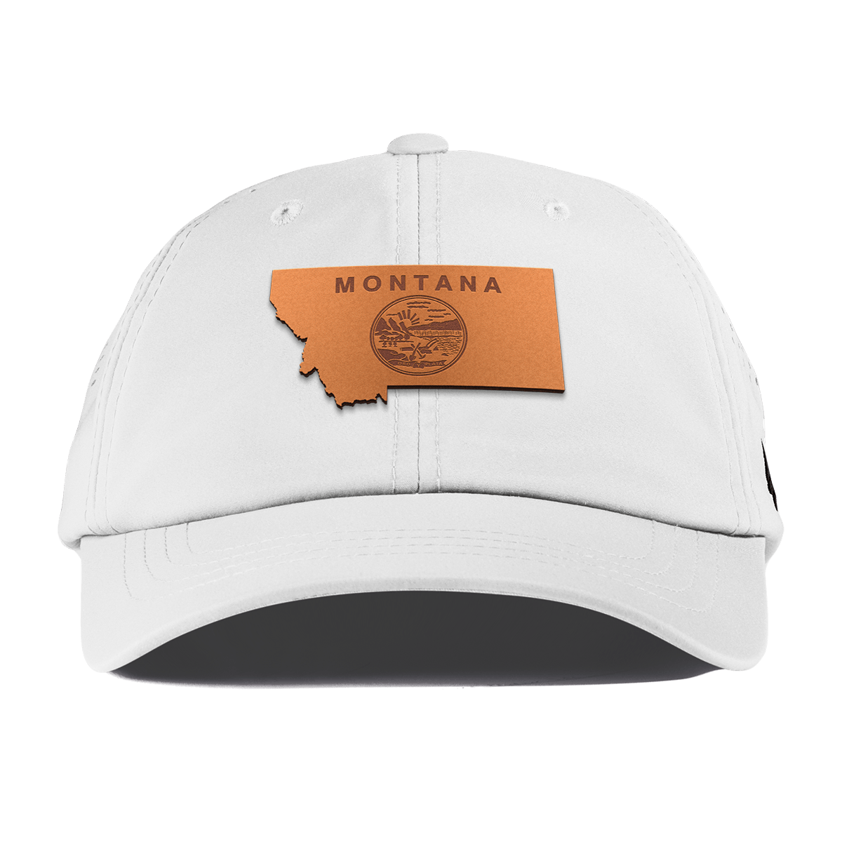 Montana 41 Performance Dad Hat White