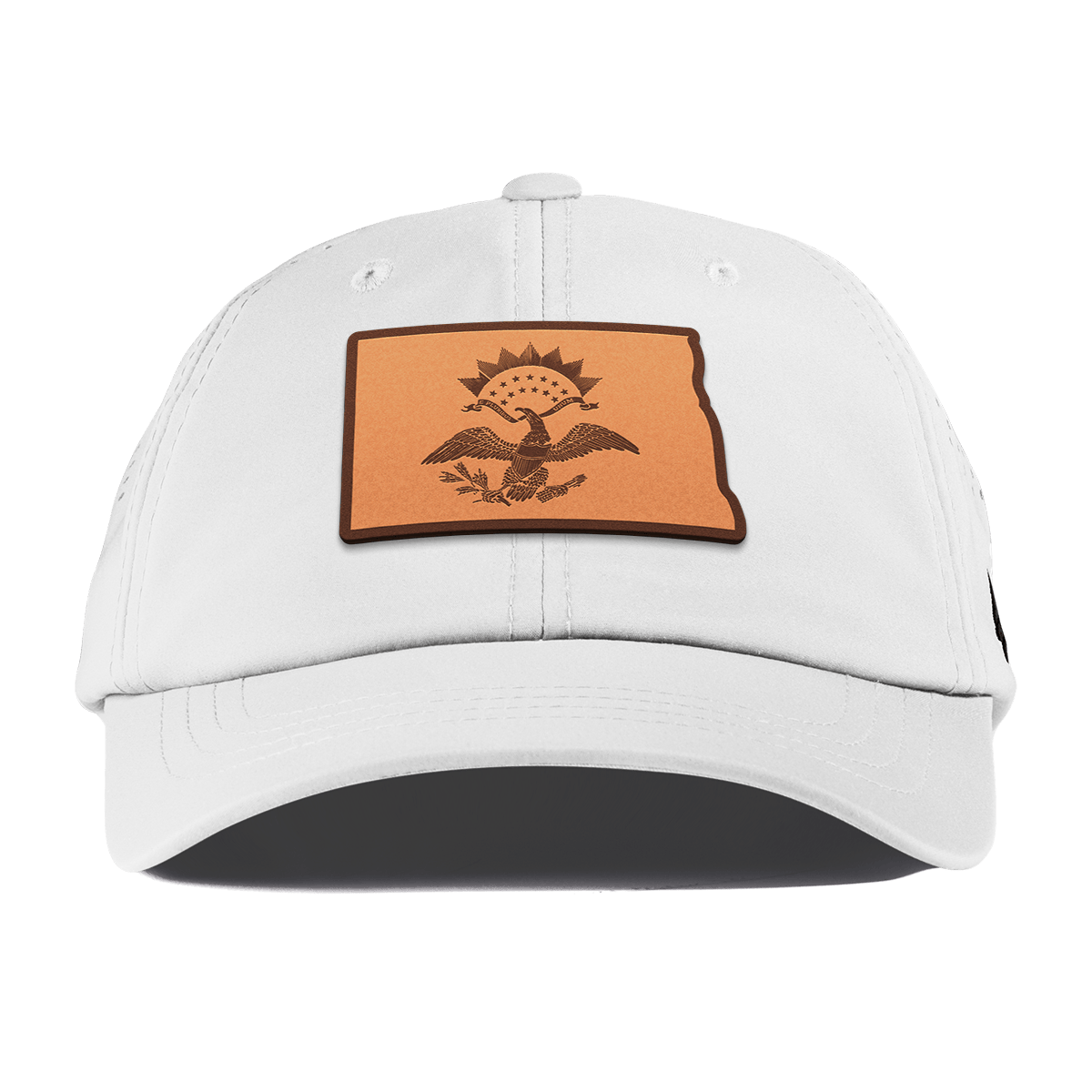 North Dakota 39 Performance Dad Hat White