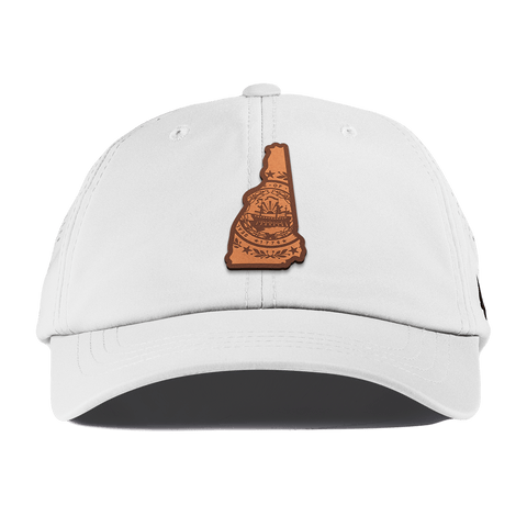 New Hampshire 9 Performance Dad Hat White