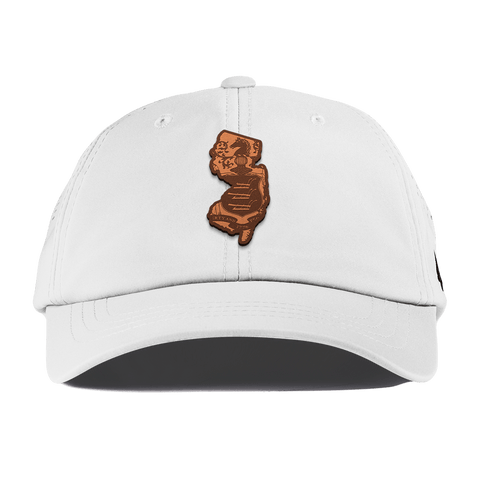 New Jersey 3 Performance Dad Hat White