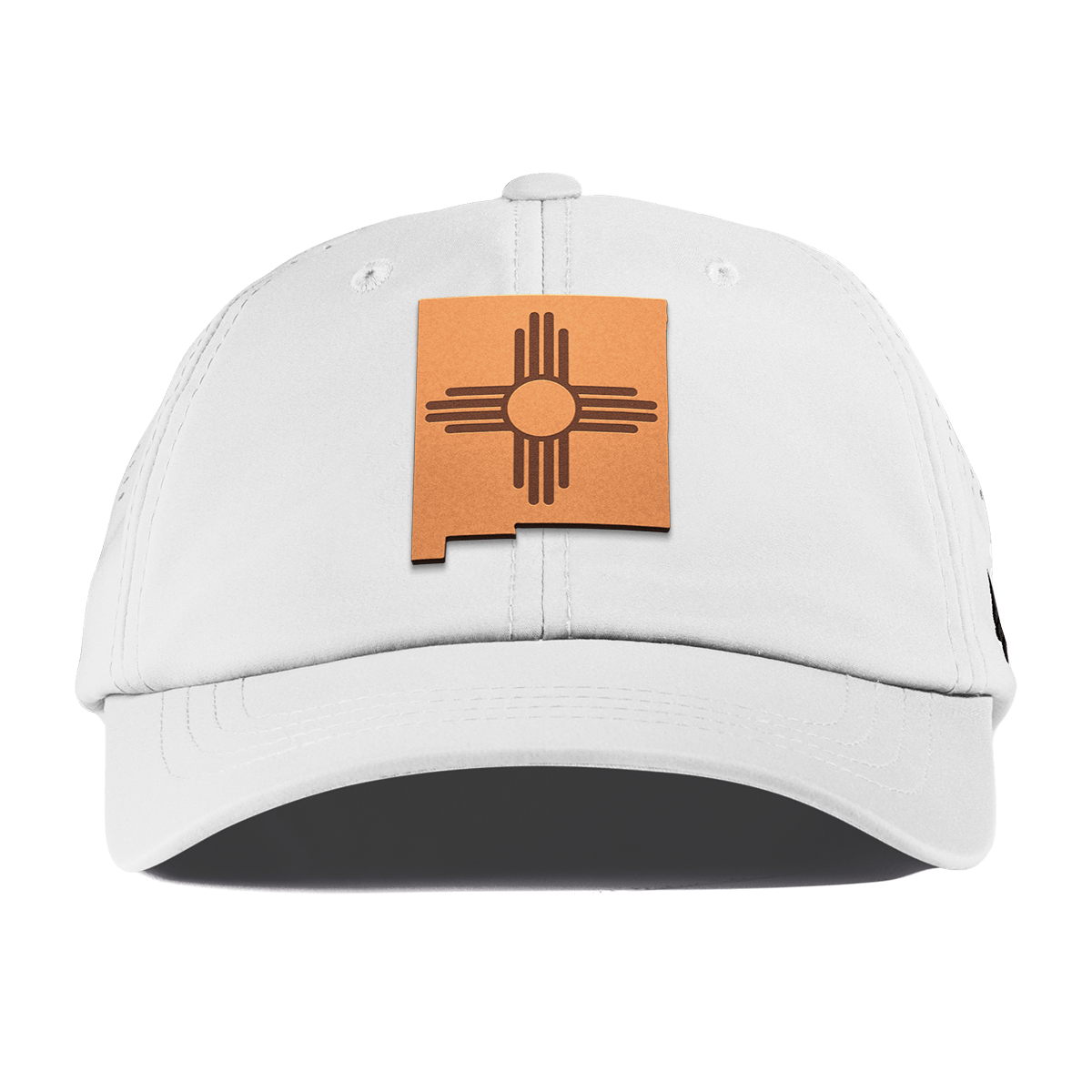 New Mexico 47 Performance Dad Hat White
