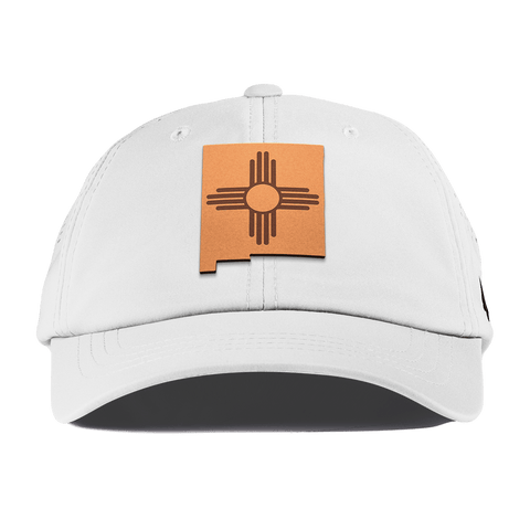 New Mexico 47 Performance Dad Hat White