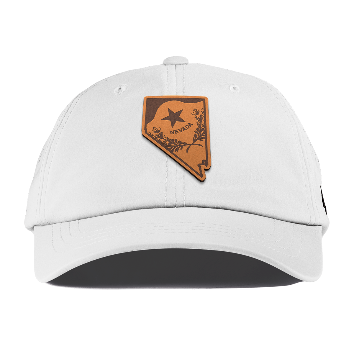Nevada 36 Performance Dad Hat White