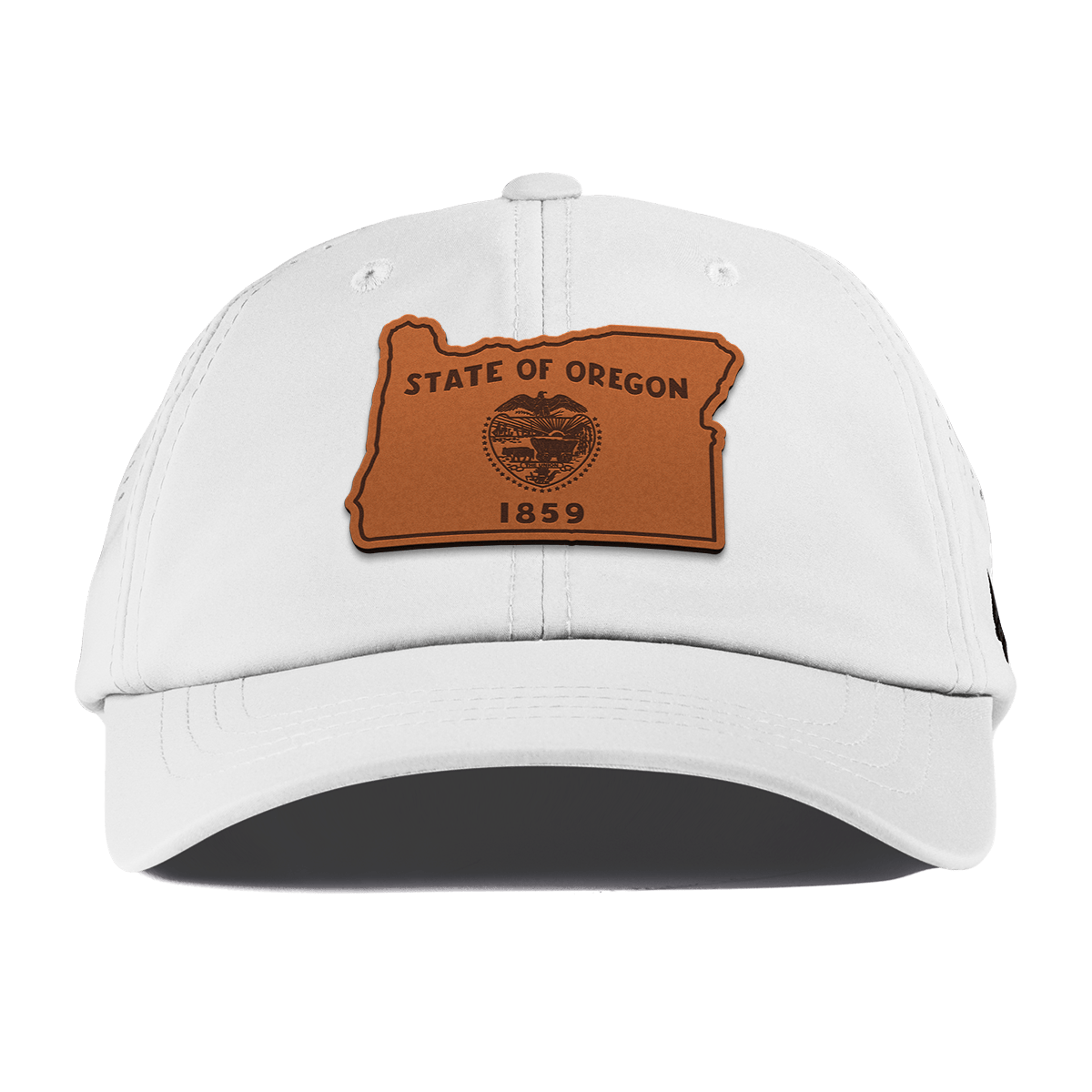 Oregon 33 Performance Dad Hat White