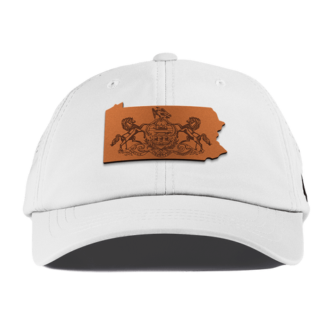 Pennsylvania 2 Performance Dad Hat White