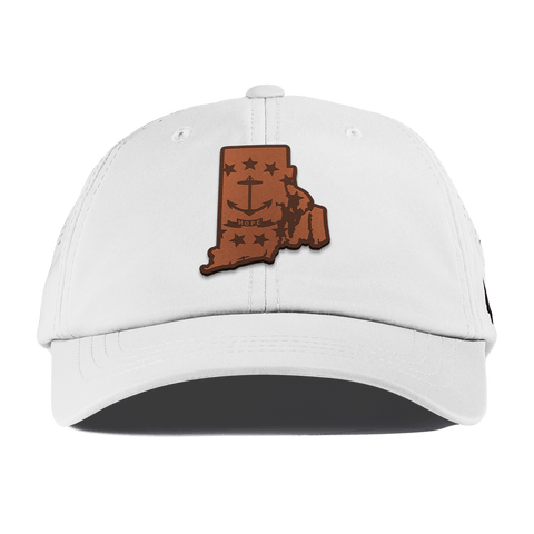 Rhode Island 13 Performance Dad Hat White