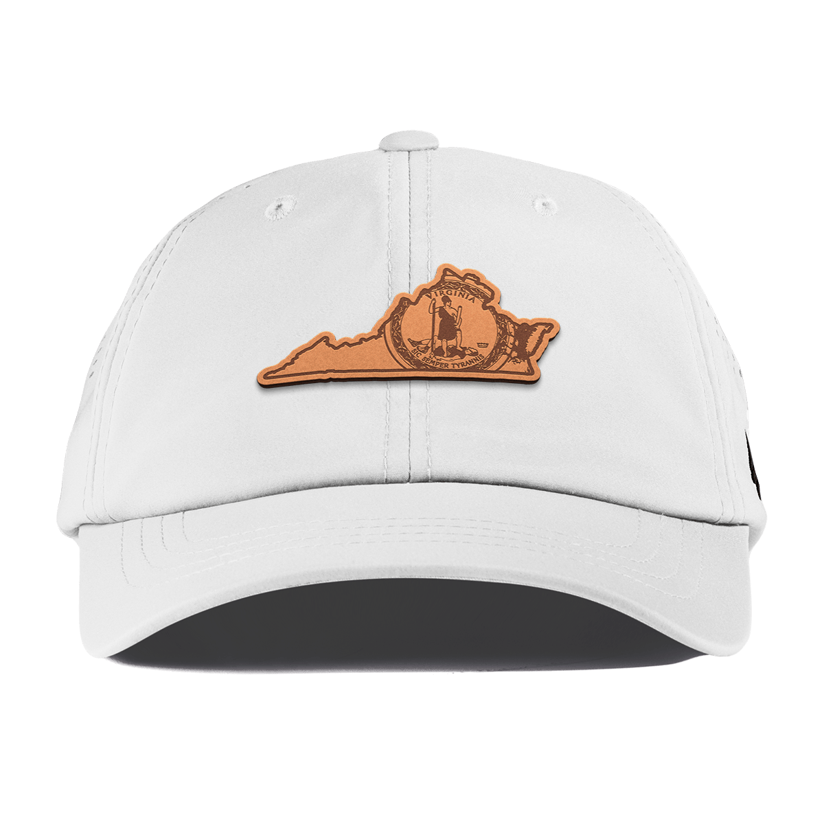 Virginia 10 Performance Dad Hat White