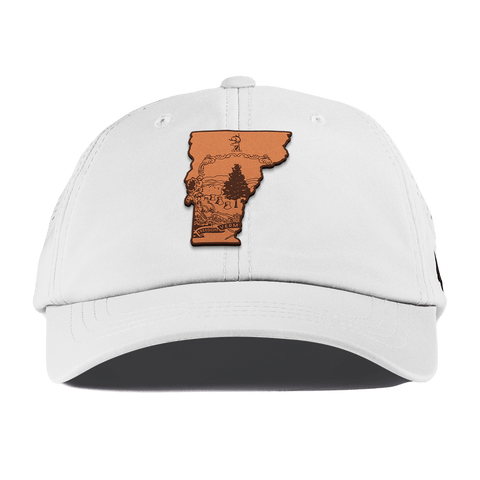 Vermont 14 Performance Dad Hat White