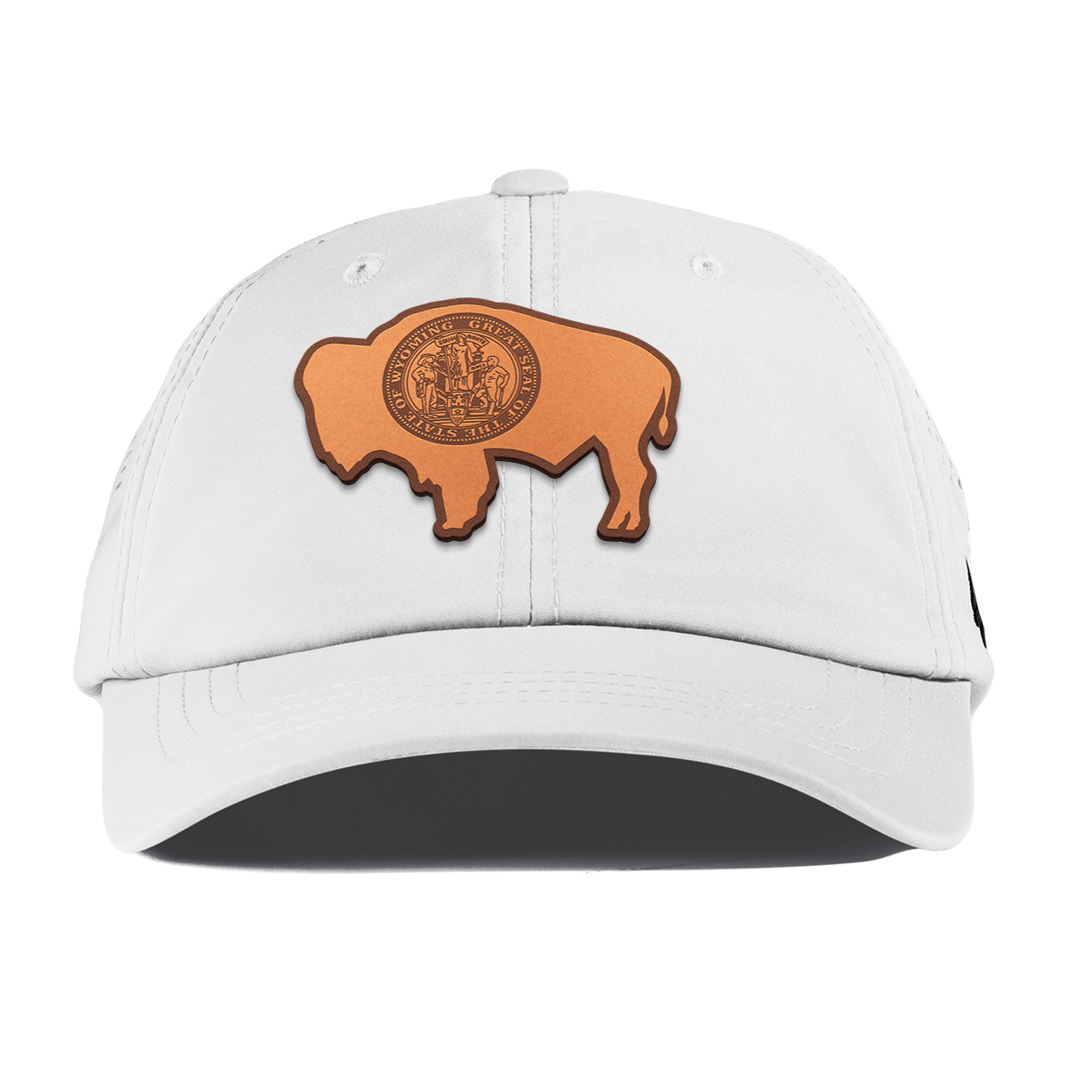 Wyoming 44 Performance Dad Hat White