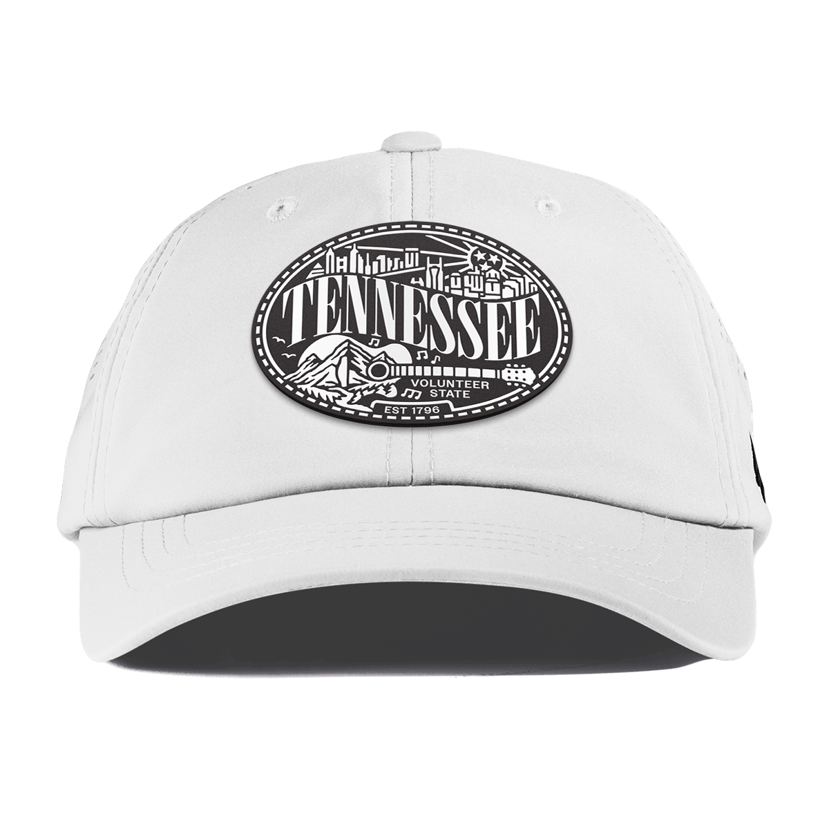 Tennessee Traveler Performance Dad Hat White