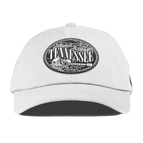 Tennessee Traveler Performance Dad Hat White