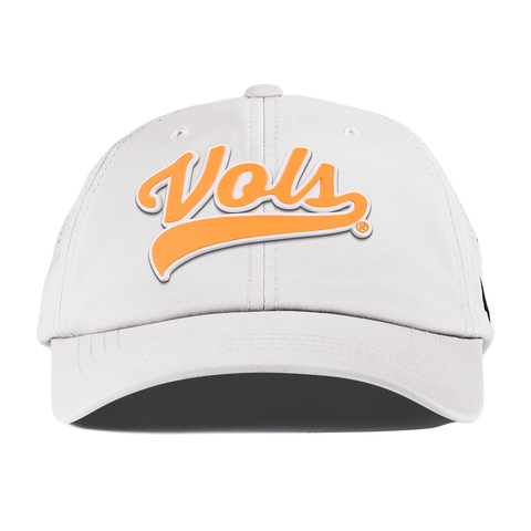 University of Tennessee "Tennessee Vols Script" Performance Dad Hat White