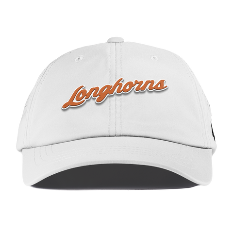 University of Texas "Texas Longhorn Script" Performance Dad Hat White