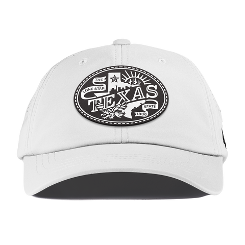 Texas Traveler Performance Dad Hat White