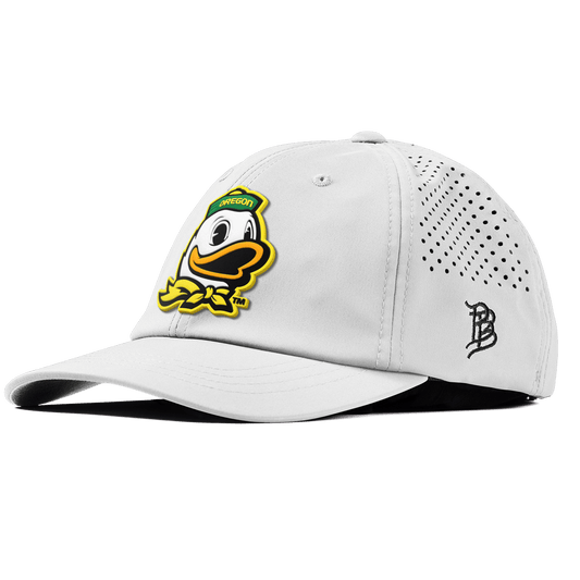 University of Oregon "The Duck" Performance Dad Hat White