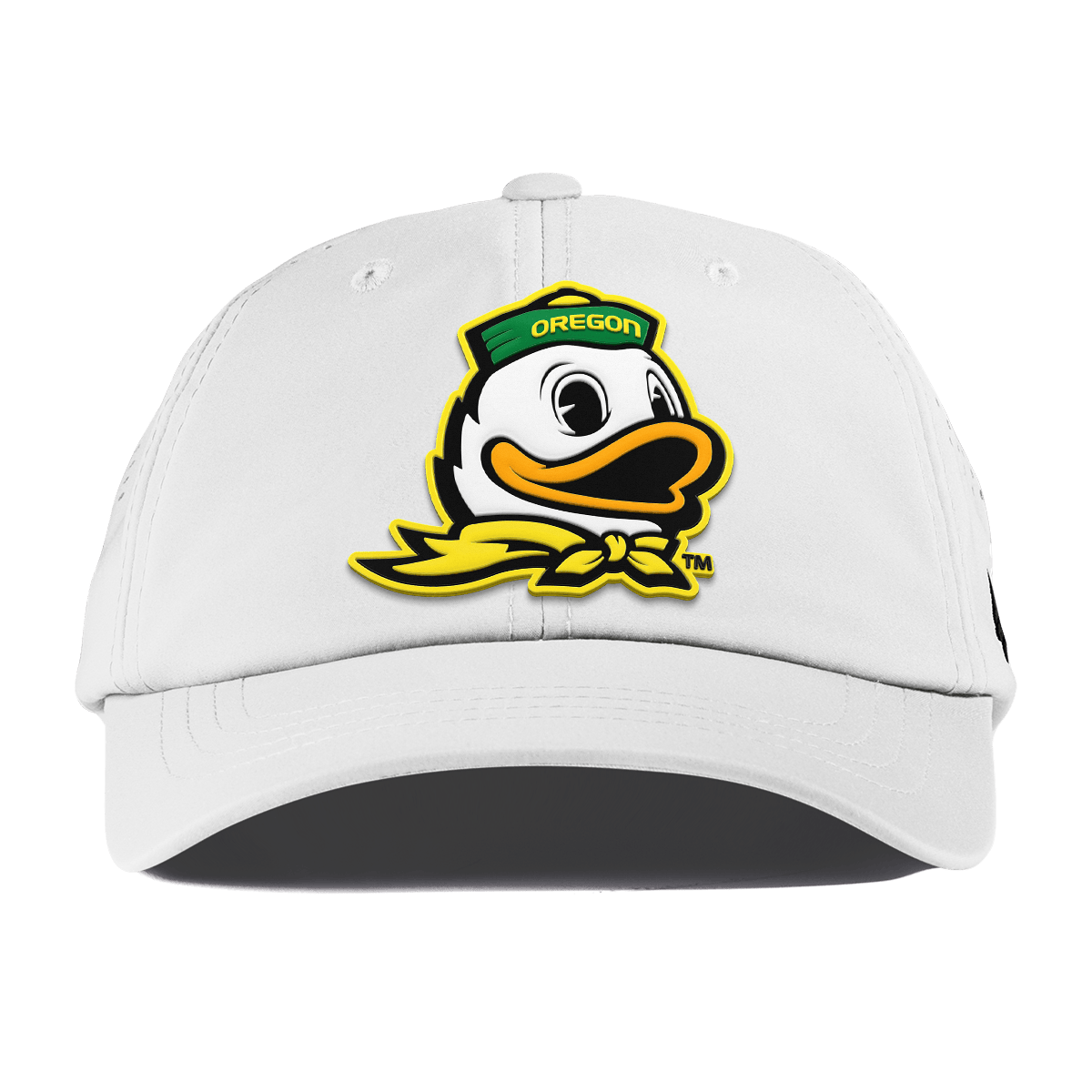 University of Oregon "The Duck" Performance Dad Hat White