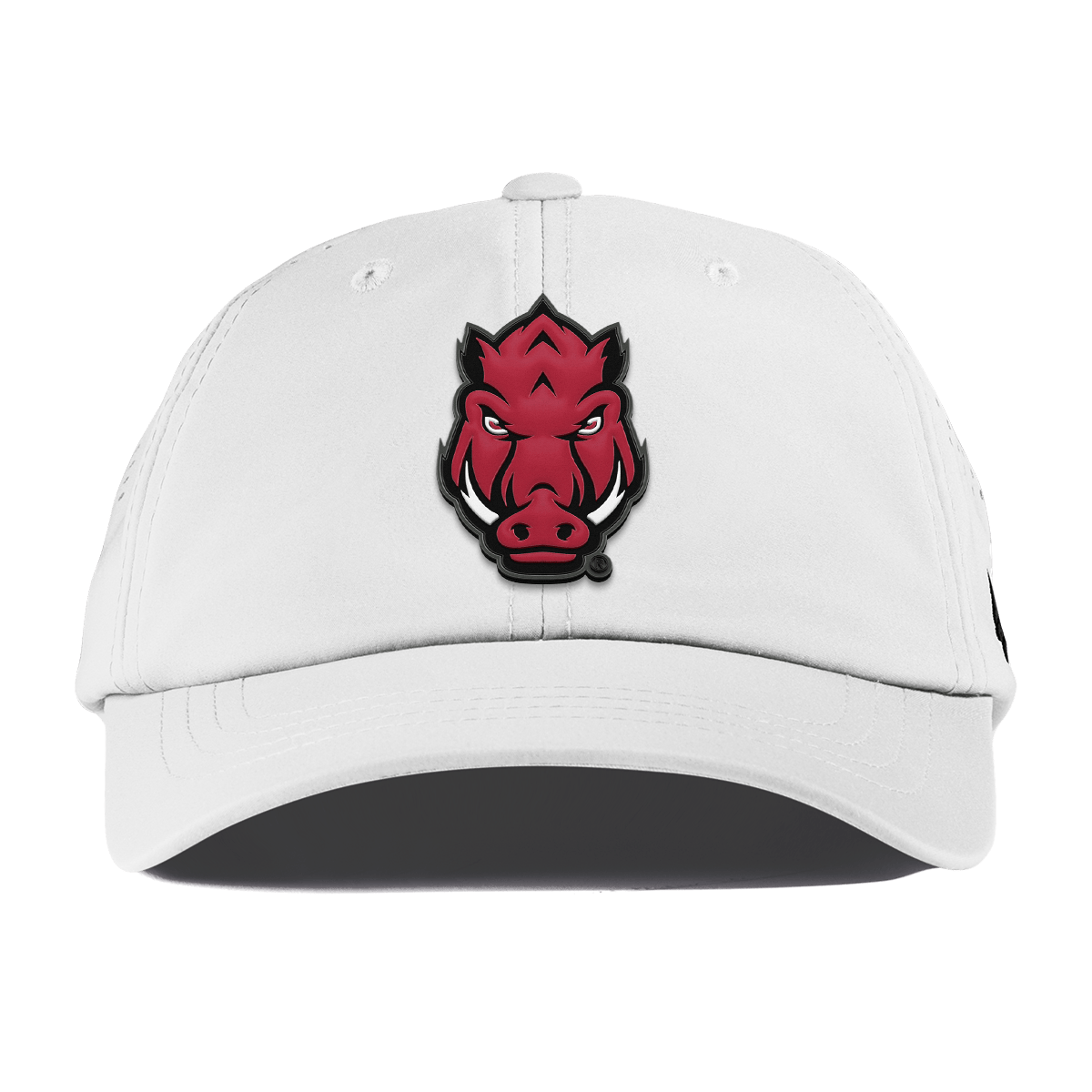 University of Arkansas "Tusk" Performance Dad Hat White
