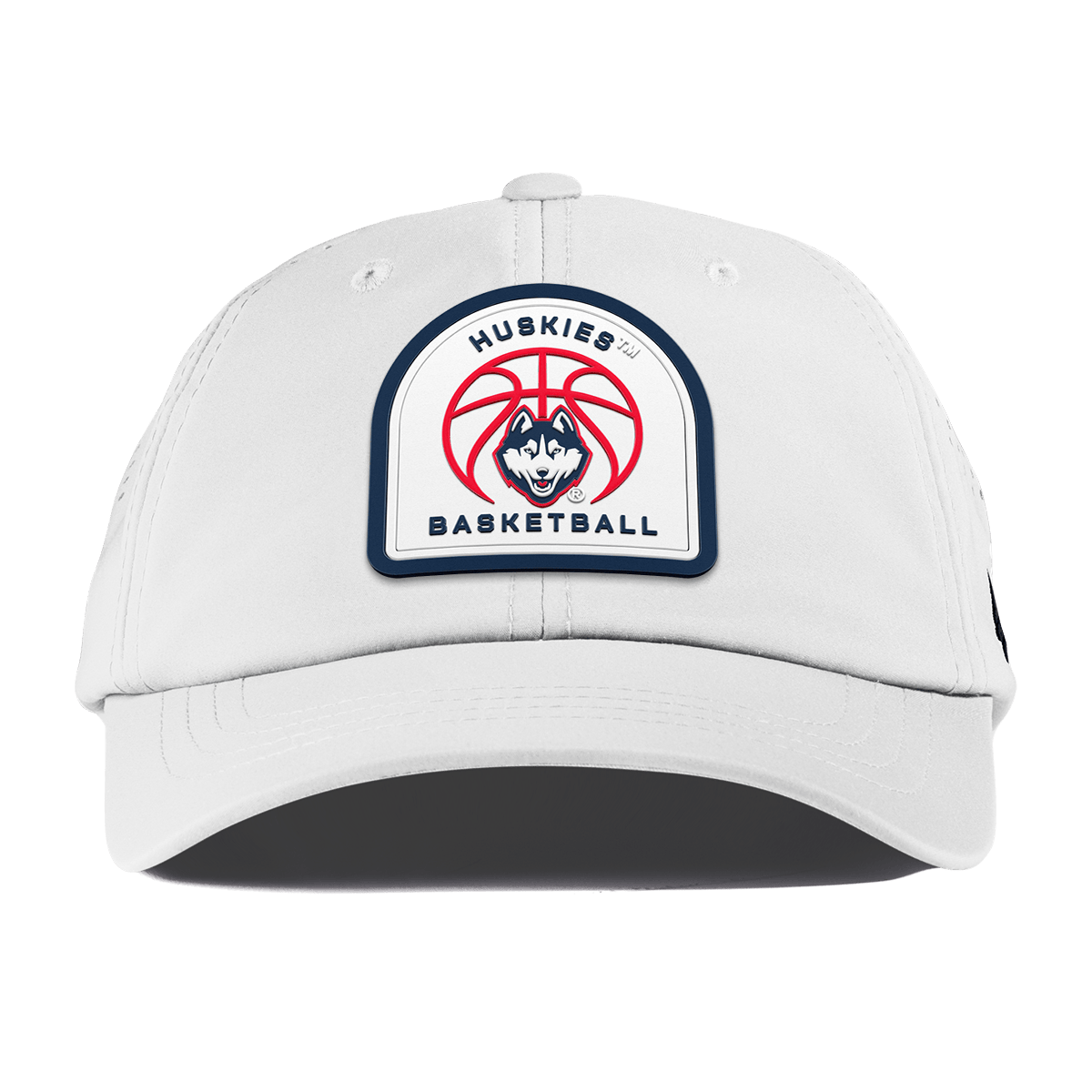 University of Connecticut "UConn Basketball" Performance Dad Hat White