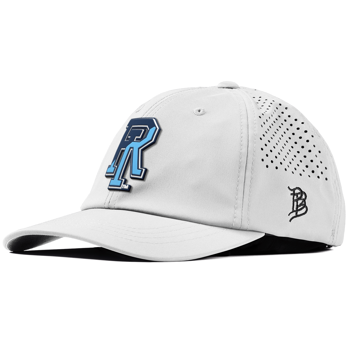 University of Rhode Island "URI Team Logo" Performance Dad Hat White