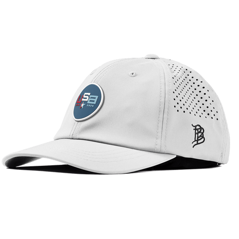 USA 250 Performance Dad Hat White