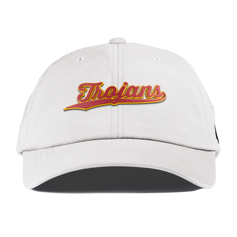University of Southern California "USC Trojans Script" Performance Dad Hat White
