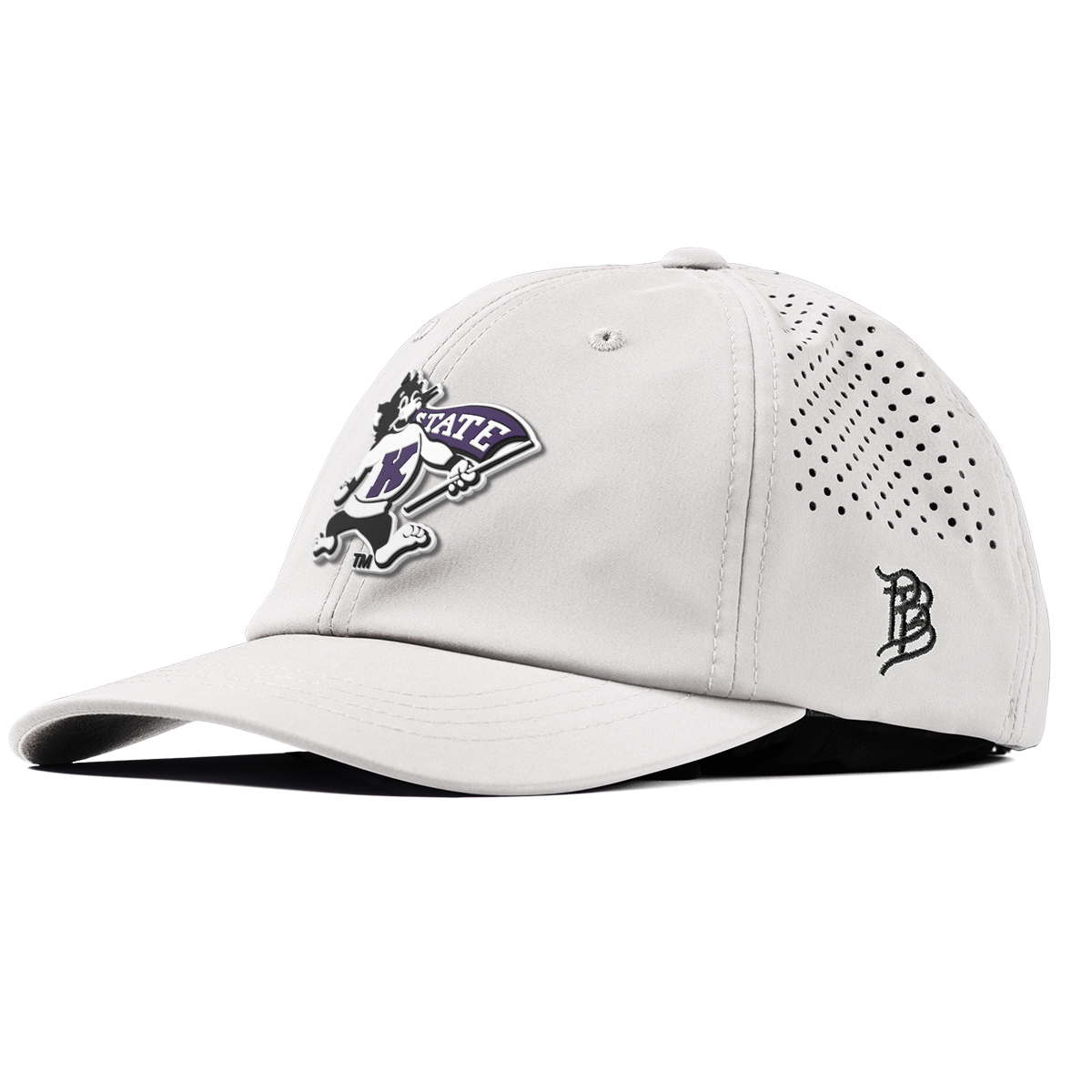 Kansas State University "Vintage Kansas State Wildcat" Performance Dad Hat White