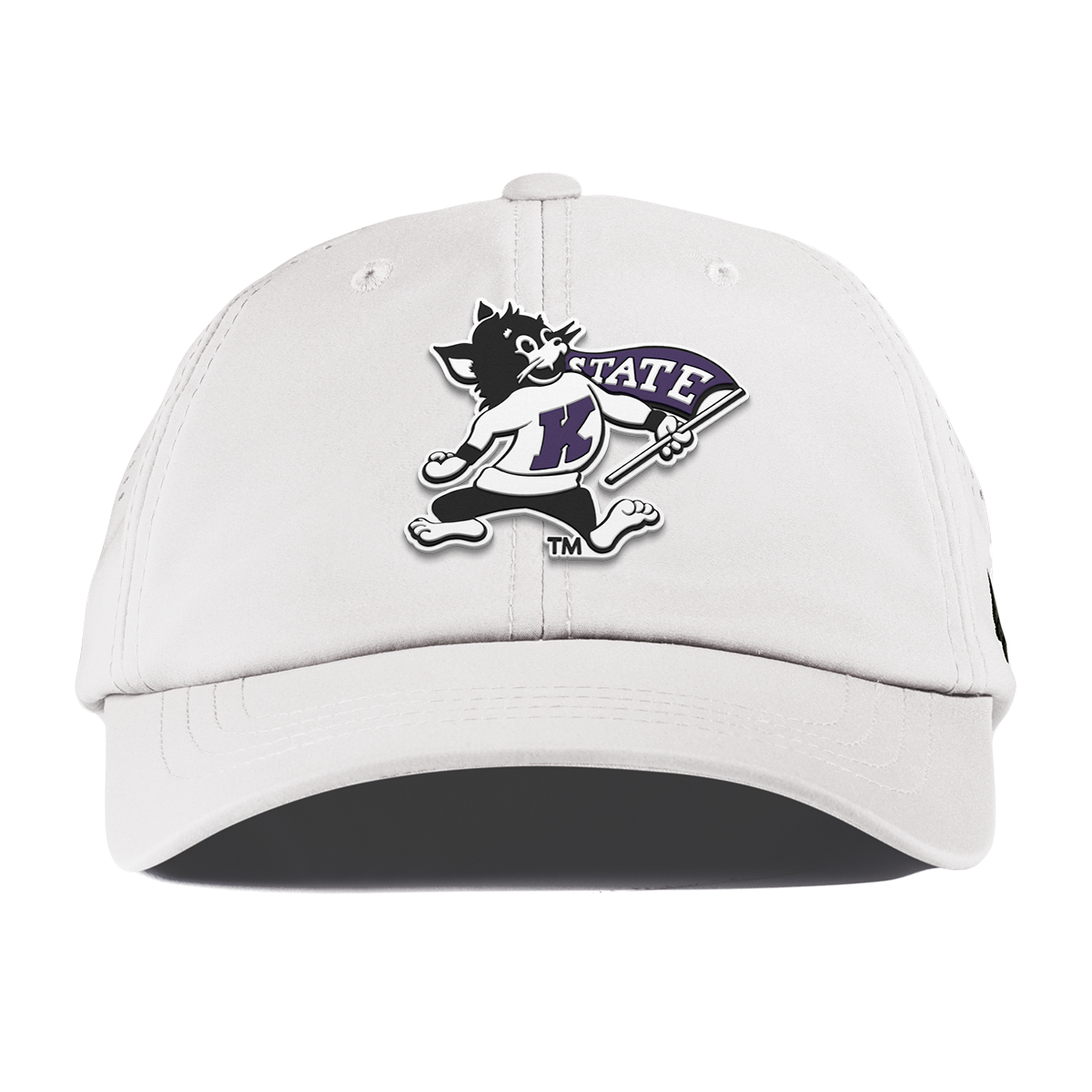 Kansas State University "Vintage Kansas State Wildcat" Performance Dad Hat White