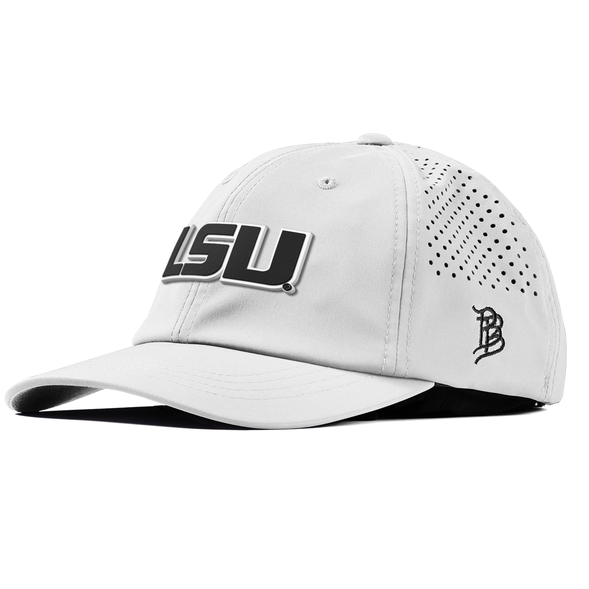 Louisiana State University "Vintage LSU Block" Performance Dad Hat White
