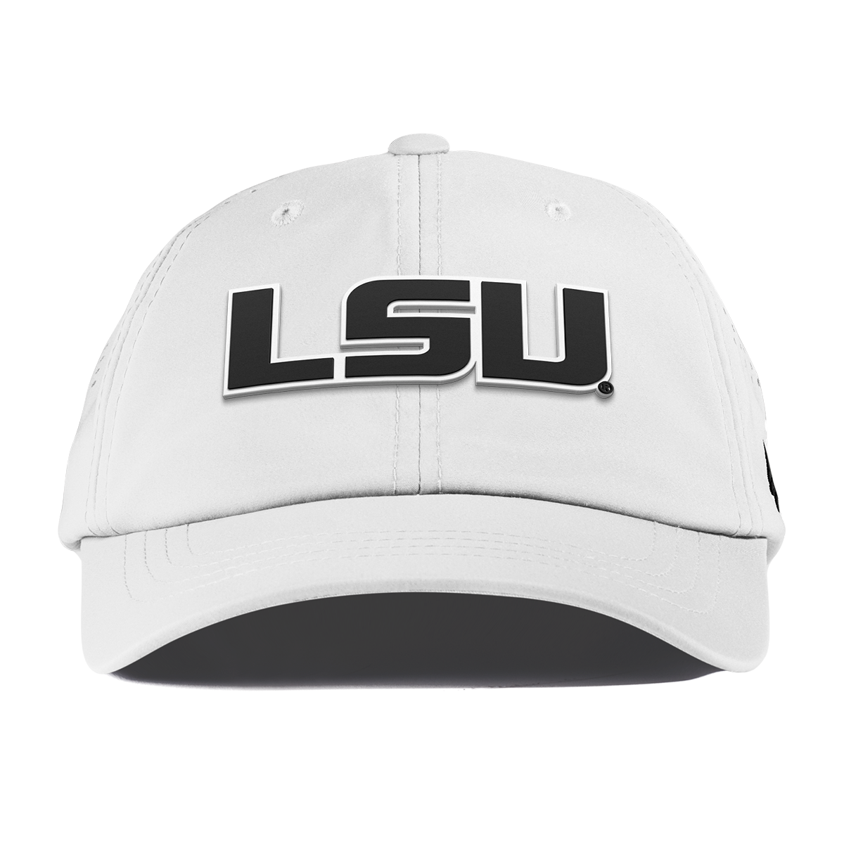 Louisiana State University "Vintage LSU Block" Performance Dad Hat White