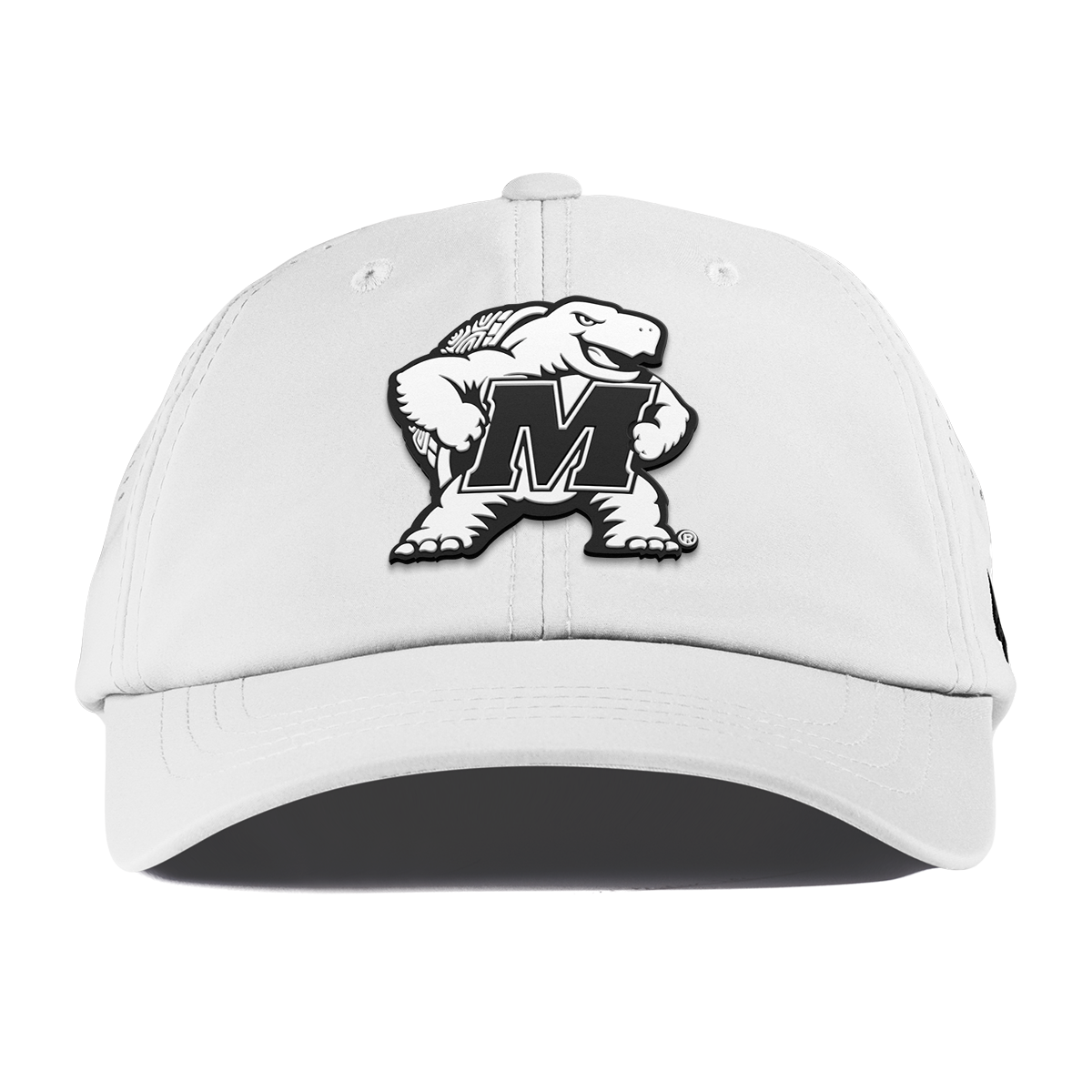 University of Maryland "Vintage Maryland Team Logo" Performance Dad Hat White