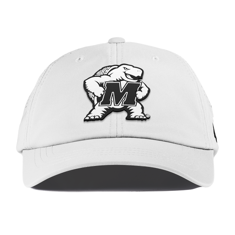 University of Maryland "Vintage Maryland Team Logo" Performance Dad Hat White