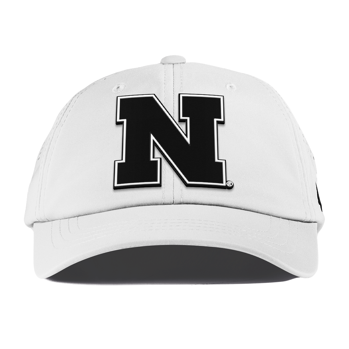 University of Nebraska "Vintage Nebraska Team Logo" Performance Dad Hat White 