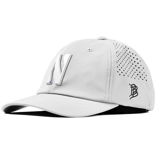 Northwestern University "Vintage Northwestern Block" Performance Dad Hat White