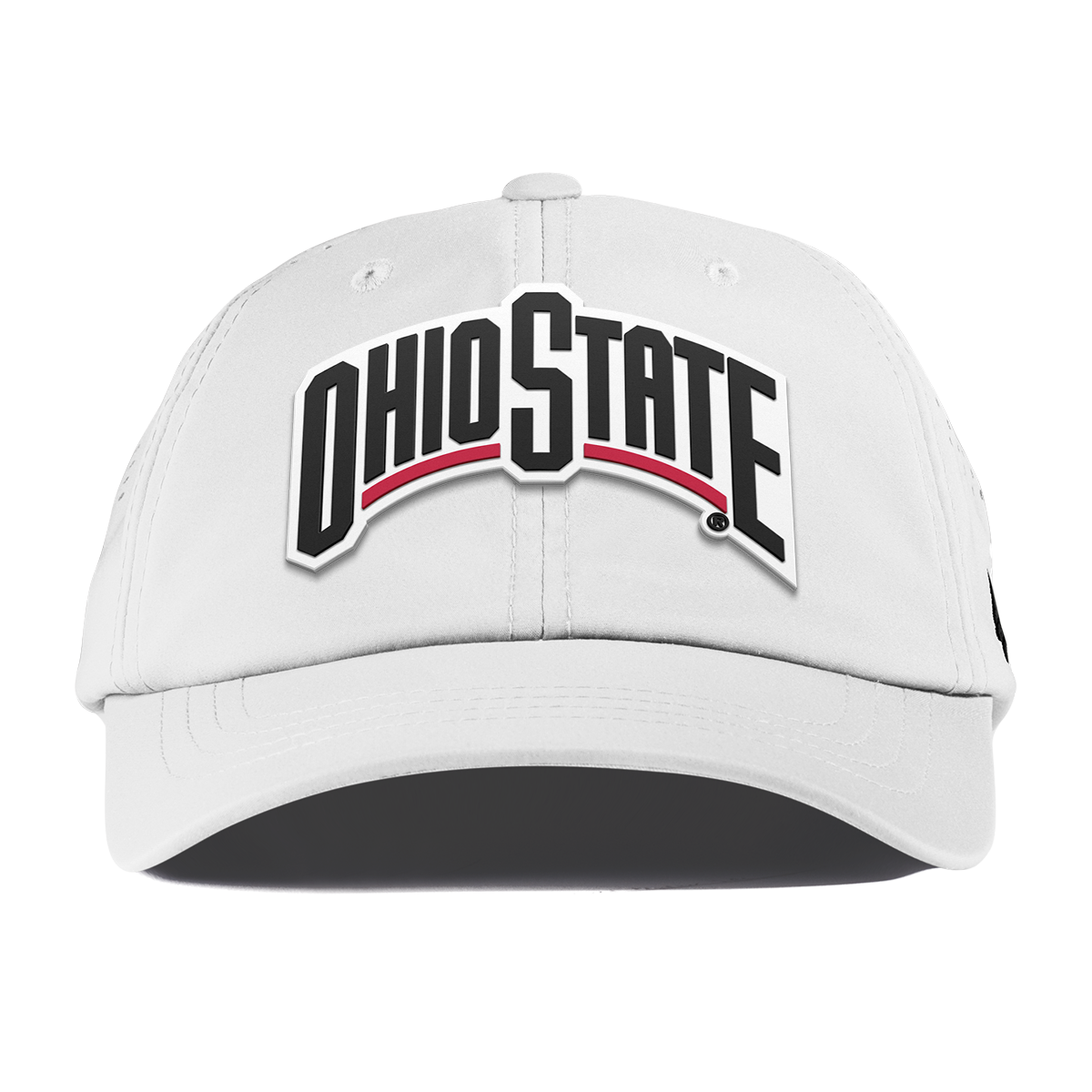 Ohio State University "Vintage Ohio State Block" Performance Dad Hat White
