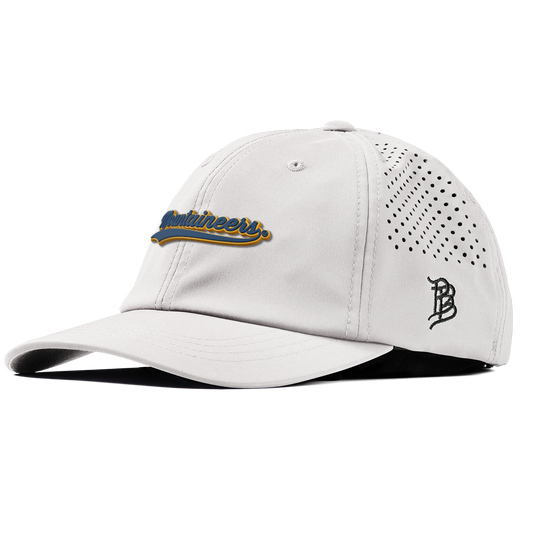West Virginia University "West Virginia Mountaineers Script" Performance Dad Hat White