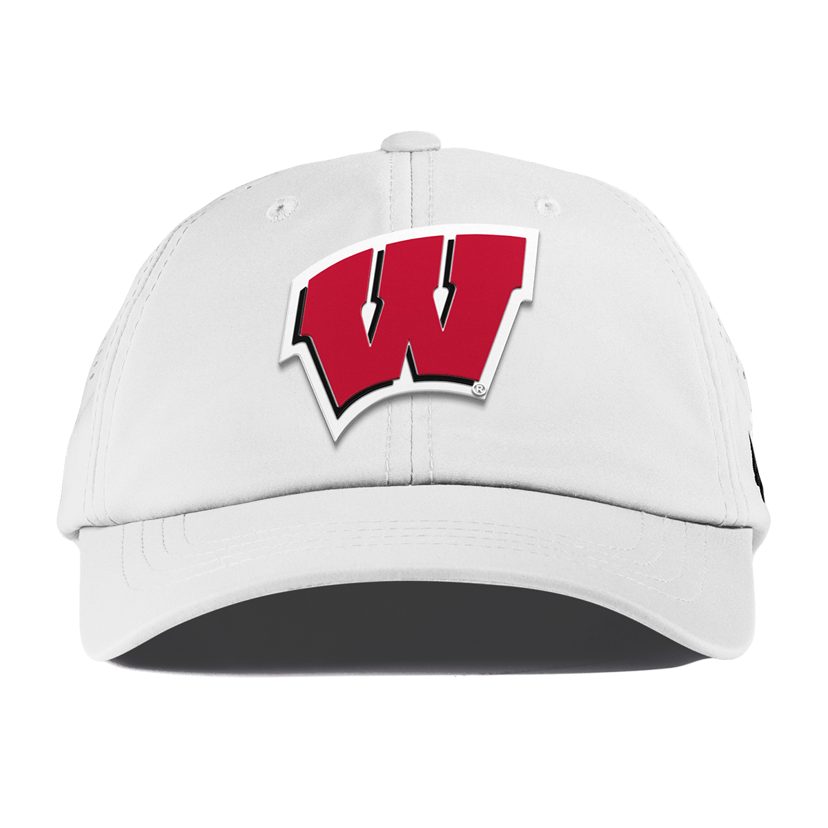 University of Wisconsin "Wisconsin Team Logo" Performance Dad Hat White