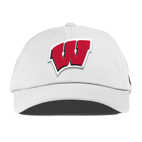 University of Wisconsin "Wisconsin Team Logo" Performance Dad Hat White