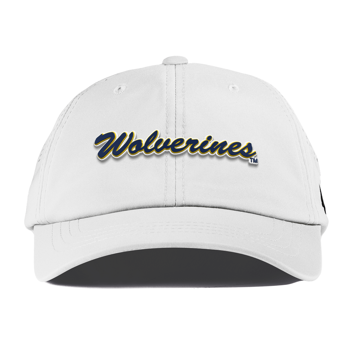 University of Michigan "Wolverines Script" Performance Dad Hat White