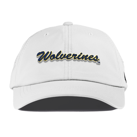University of Michigan "Wolverines Script" Performance Dad Hat White
