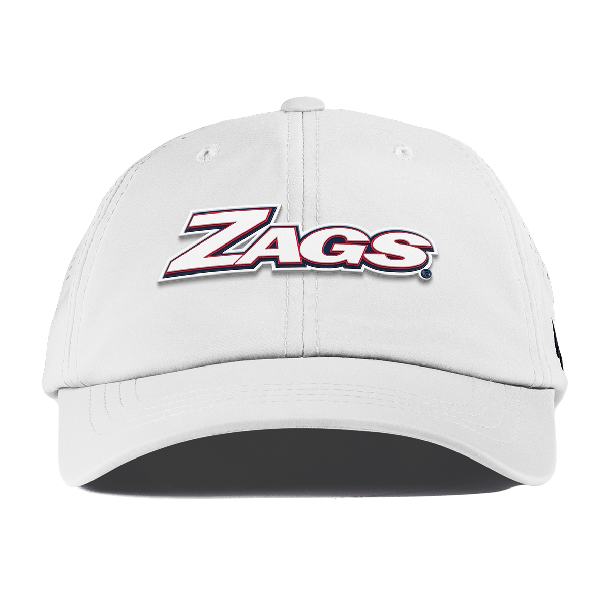 Gonzaga University "Zags Block" Performance Dad Hat White